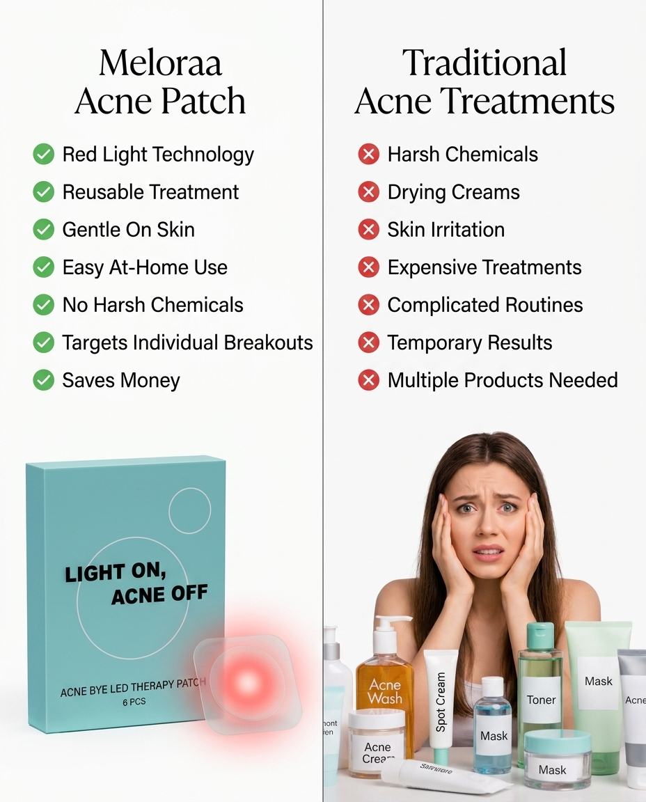 Red Light Acne Therapy Patches