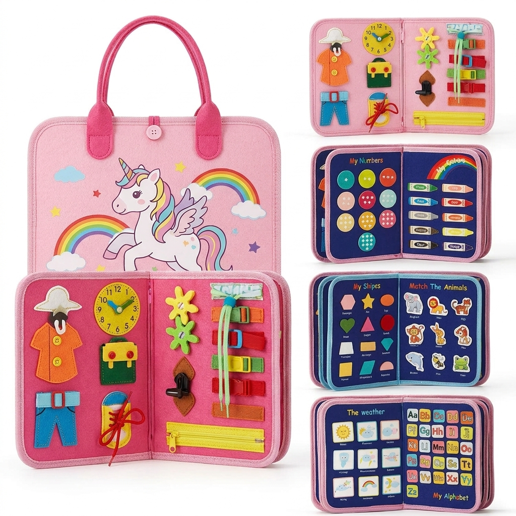 Meloraa™ Montessori Busy Board
