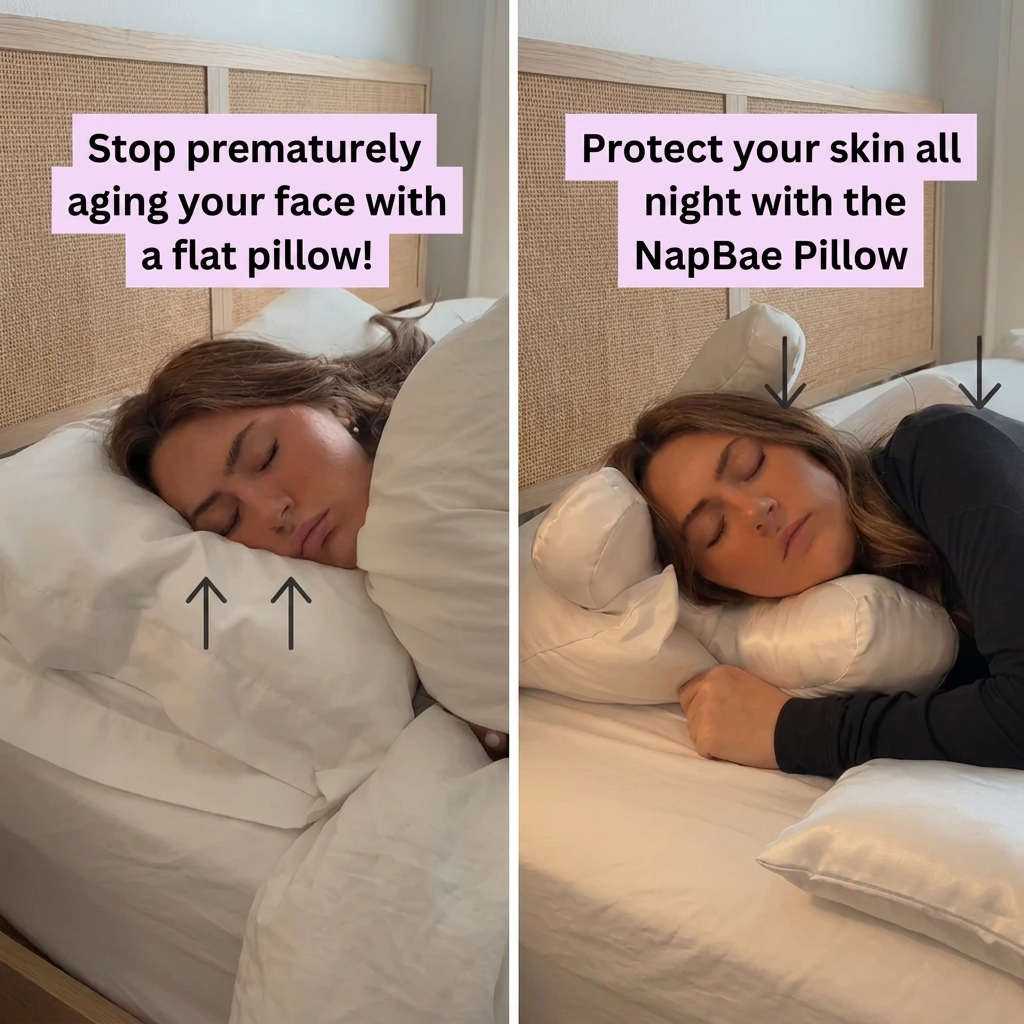 Meloraa™ Beauty Sleep Pillow + Pillowcase